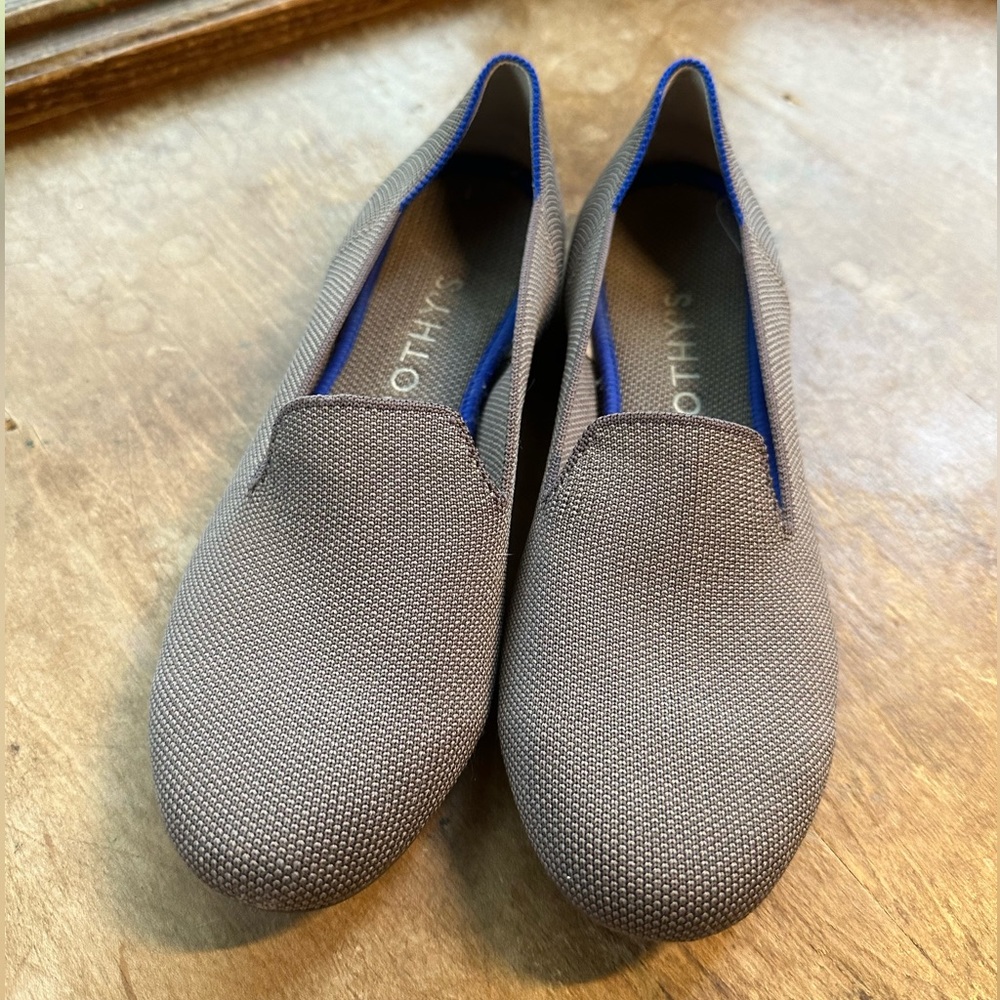 Rothy’s Almond Loafer | Never Worn | Grey-Taupe | S 9